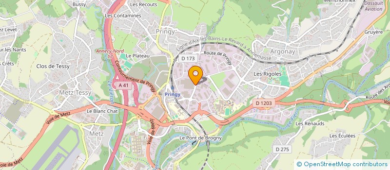 localisation de l'entreprise ALP'ETUDE  ANNECY