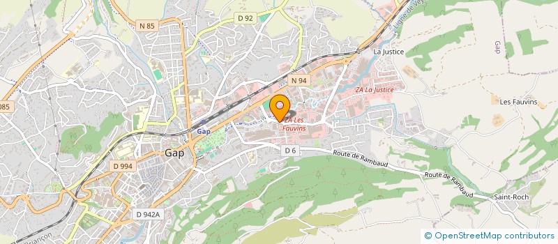 localisation de l'entreprise ALP EVENT  GAP