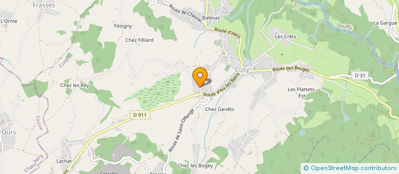 localisation de l'entreprise ALP'EVOLUTION  CUSY