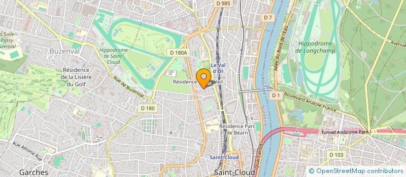 localisation de l'entreprise ALP EXPERTISE à SAINT-CLOUD