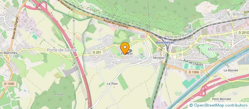 localisation de l'entreprise ALP FINANCES à PORTE-DE-SAVOIE