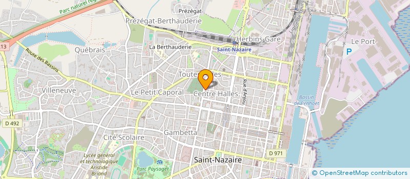 localisation de l'entreprise ALP GEOMETRES à SAINT-NAZAIRE