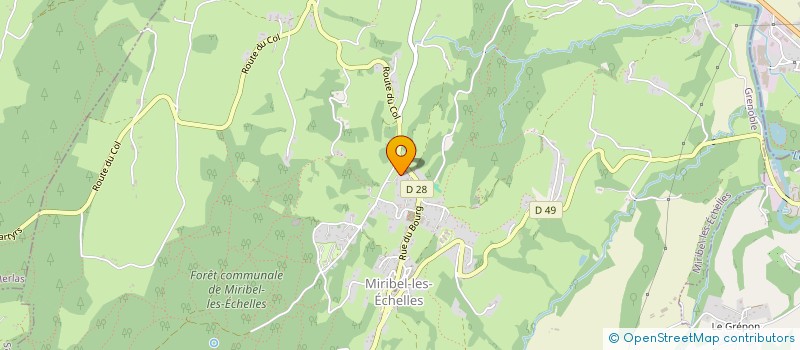 localisation de l'entreprise ALP' GESTION & SERVICES  MIRIBEL-LES-ECHELLES