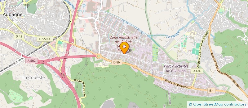 localisation de l'entreprise ALP GROUP à AUBAGNE