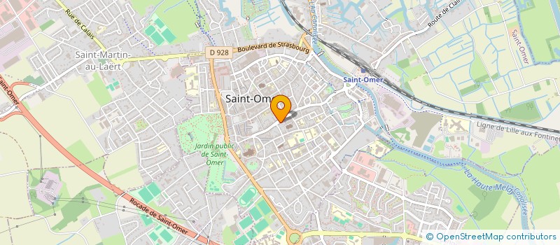 localisation de l'entreprise ALP&HA ENTREPRISE GENERALE à SAINT-OMER