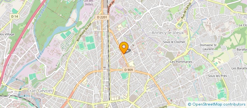 localisation de l'entreprise ALP' HOCKEY AVENTURES à ANNECY