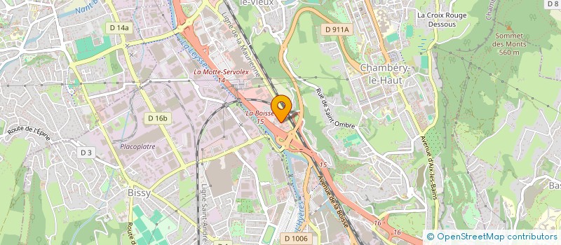 localisation de l'entreprise ALP'HYDRO à CHAMBERY