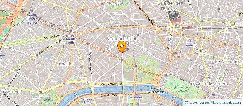localisation de l'entreprise ALP'HYNE MONT-BLANC à PARIS