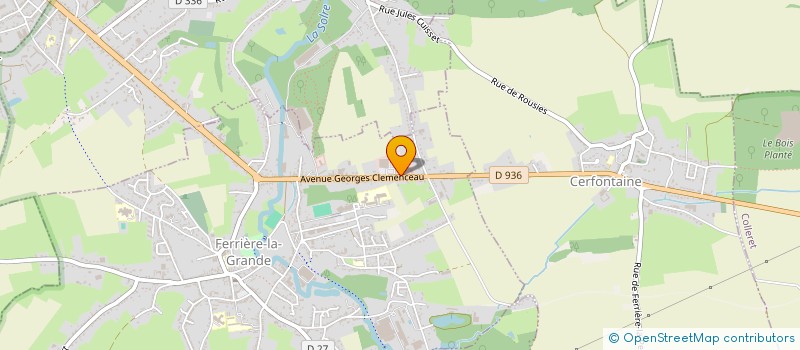 localisation de l'entreprise ALP IMMO  FERRIERE-LA-GRANDE