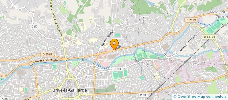 localisation de l'entreprise ALP IMMOBILIER  BRIVE-LA-GAILLARDE