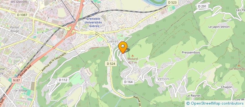 localisation de l'entreprise ALP'IMPLANTE  VENON