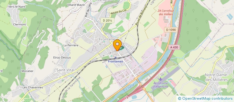 localisation de l'entreprise ALP'INTERIORS à FRONTENEX