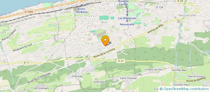 localisation de l'entreprise ALP INVEST  EVIAN-LES-BAINS