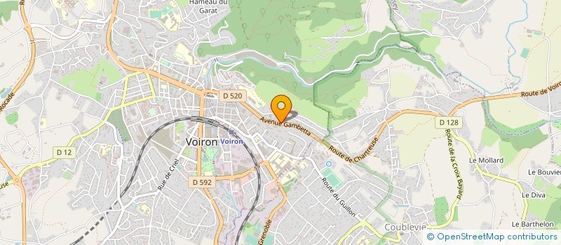 localisation de l'entreprise ALP'IT à VOIRON