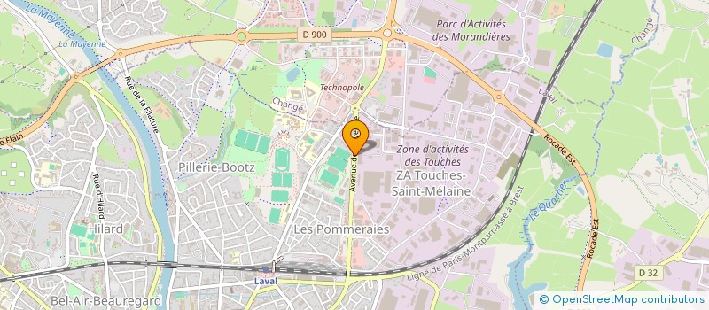 localisation de l'entreprise ALP LAVAL à LAVAL