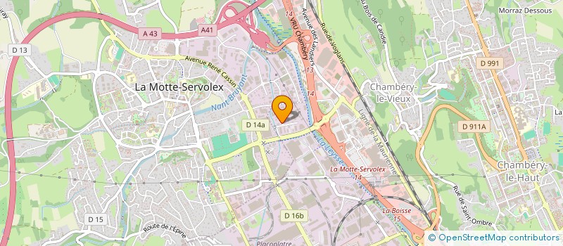 localisation de l'entreprise ALP'LOADER à CHAMBERY