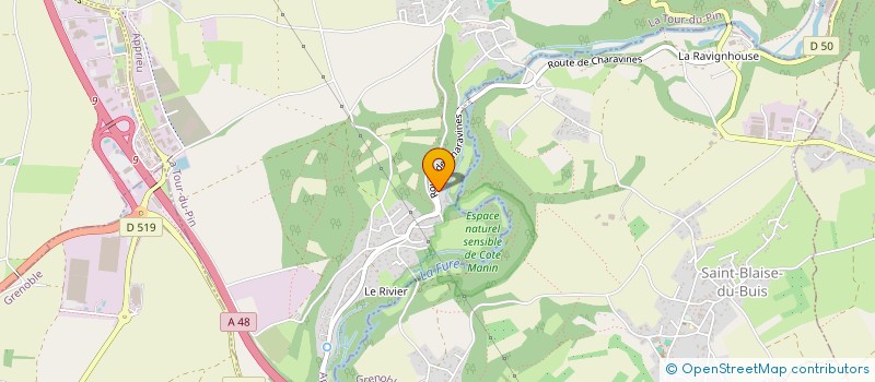 localisation de l'entreprise ALP MAITRISE D'OEUVRE  APPRIEU