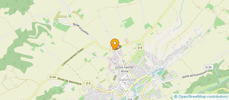 localisation de l'entreprise ALP' MOTO SERVICES à VALENSOLE