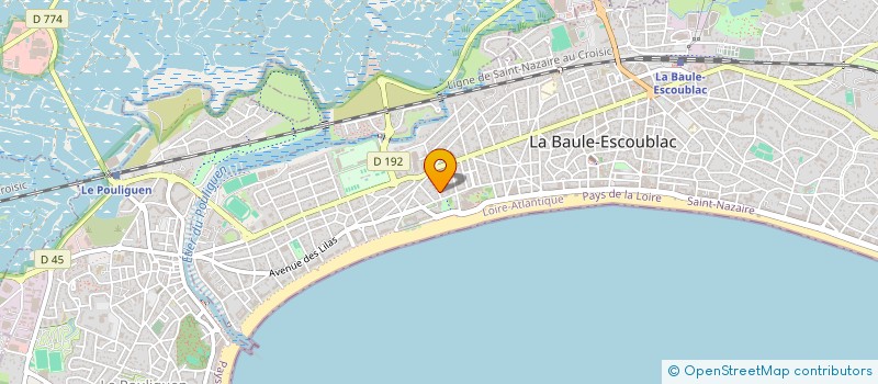 localisation de l'entreprise ALP'OCEAN à LA BAULE-ESCOUBLAC