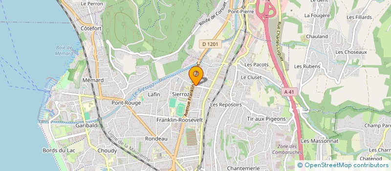 localisation de l'entreprise ALP'OPHTA  AIX-LES-BAINS