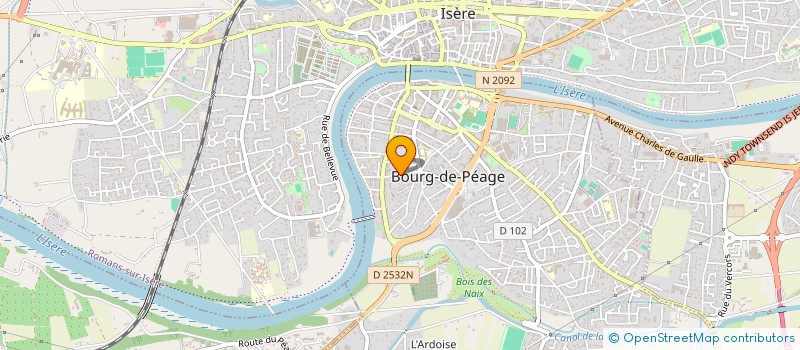localisation de l'entreprise ALP OR à BOURG-DE-PEAGE