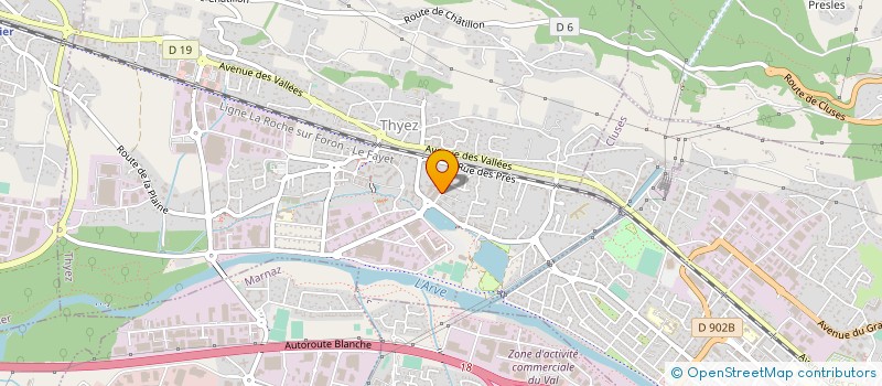 localisation de l'entreprise ALP'RECTIFICATION à THYEZ