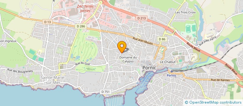 localisation de l'entreprise ALP SASU  PORNIC