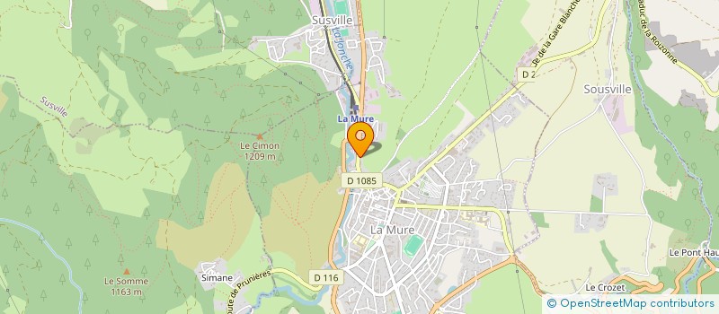 localisation de l'entreprise ALP SECURITE SURVEILLANCE  LA MURE