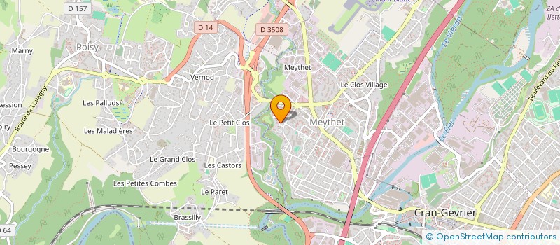 localisation de l'entreprise ALP SKI DOG & NORDIC TEAM  ANNECY