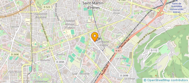 localisation de l'entreprise ALP'SNK à SAINT-MARTIN-D'HERES