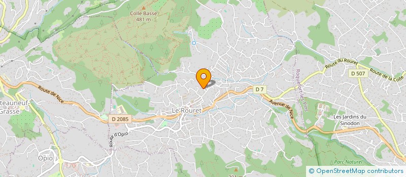 localisation de l'entreprise ALP'SOLUTION  LE ROURET