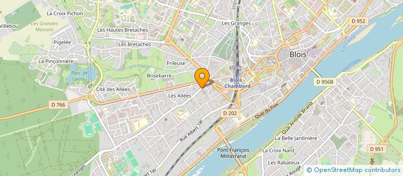 localisation de l'entreprise ALP TAXI  BLOIS