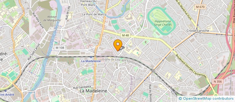 localisation de l'entreprise ALP'TECH à MARCQ-EN-BARŒUL