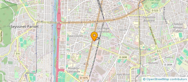 localisation de l'entreprise ALP-VET à GRENOBLE