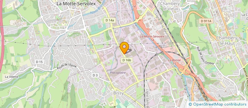 localisation de l'entreprise ALP' VIANDES SN à CHAMBERY