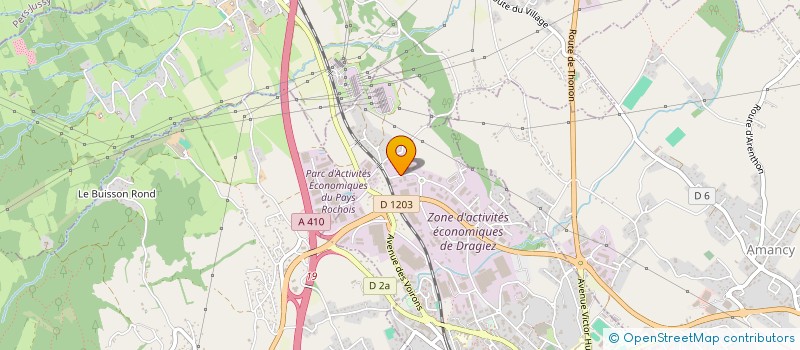 localisation de l'entreprise ALPA à LA ROCHE-SUR-FORON