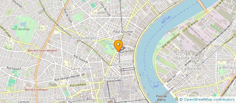 localisation de l'entreprise ALPA à BORDEAUX