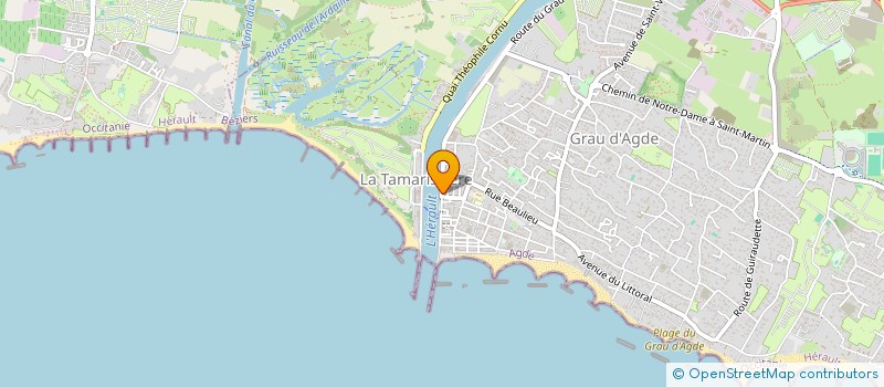 localisation de l'entreprise ALPA  AGDE