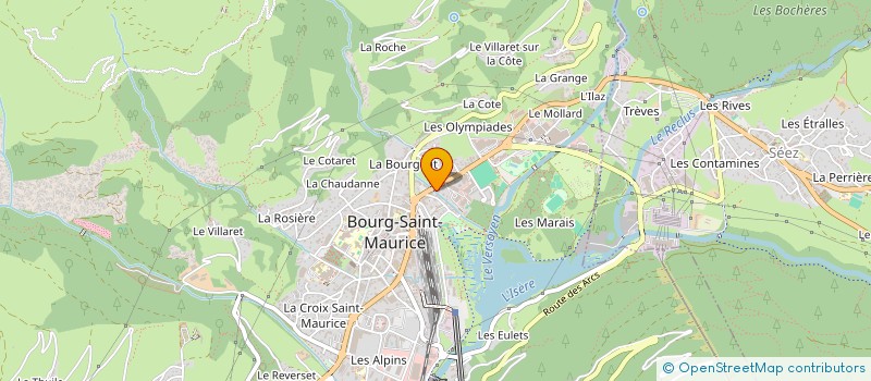 localisation de l'entreprise ALPA  BOURG-SAINT-MAURICE