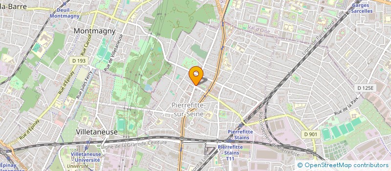 localisation de l'entreprise ALPA à PIERREFITTE-SUR-SEINE