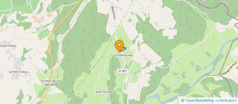 localisation de l'entreprise ALPA  FOUGEROLLES-SAINT-VALBERT