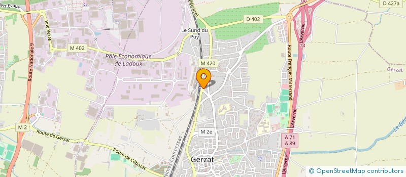 localisation de l'entreprise ALPA à SAINT-BEAUZIRE