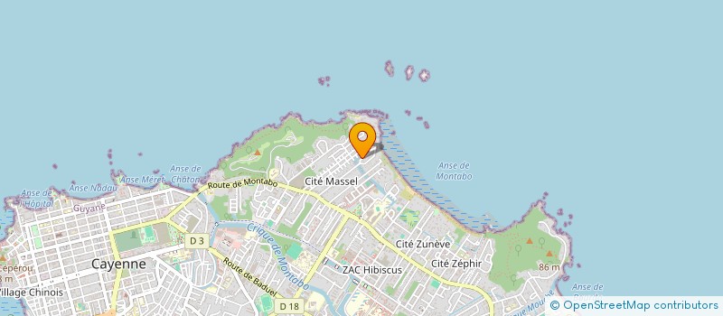 localisation de l'entreprise ALPA CLIM SERVICES  CAYENNE