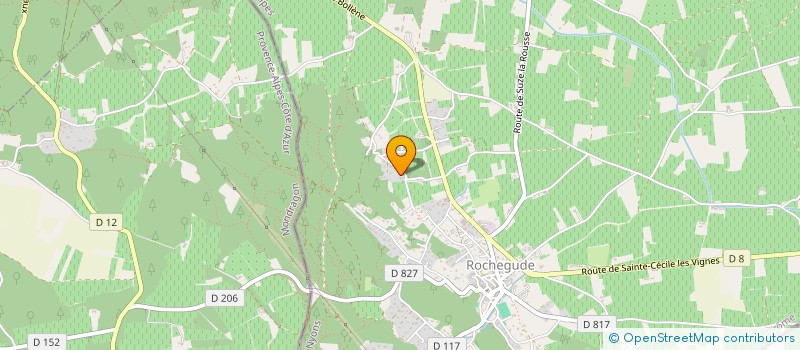 localisation de l'entreprise ALPA DISTRIBUTION  ROCHEGUDE