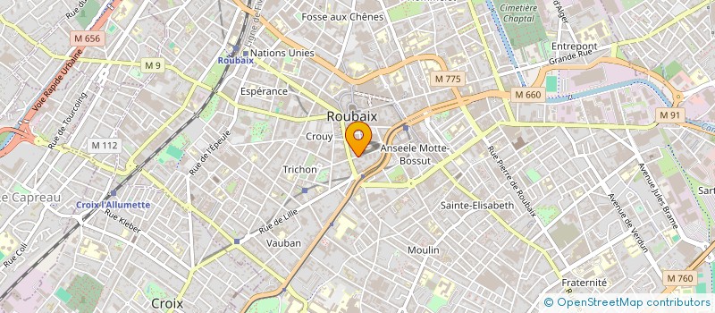 localisation de l'entreprise ALPA FRANCE à ROUBAIX