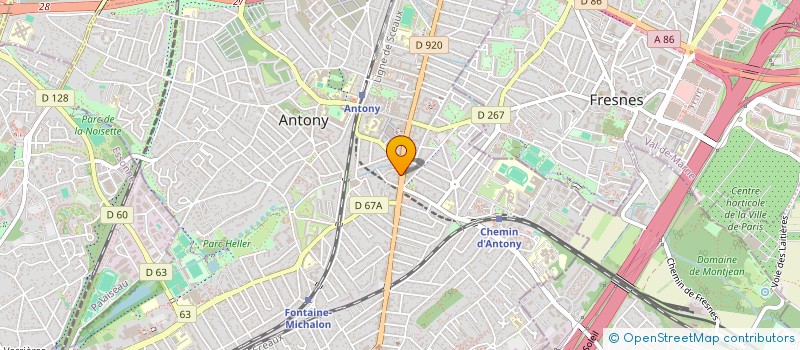 localisation de l'entreprise ALPA RESTAURATION à ANTONY