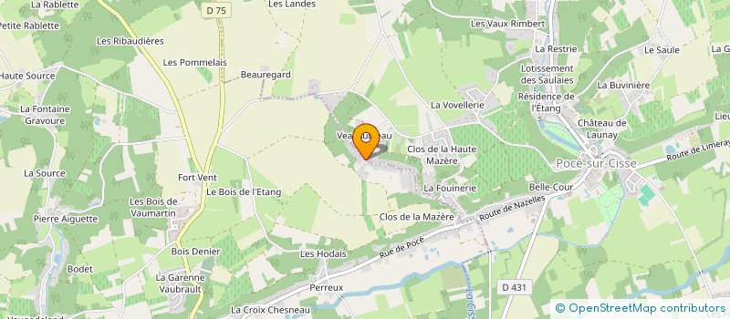 localisation de l'entreprise ALPACHAEL à POCE-SUR-CISSE