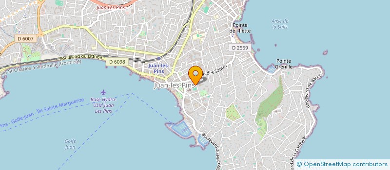 localisation de l'entreprise ALPAGA à ANTIBES
