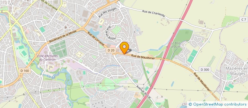localisation de l'entreprise ALPAGA à CHOLET