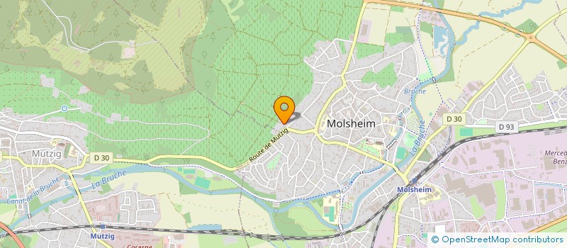 localisation de l'entreprise ALPAGA  MOLSHEIM